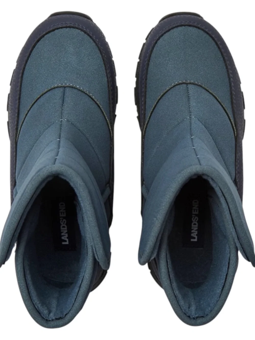 NEW! Lands' End EXPEDITION Warmest Waterproof Kids Snow Boots NAVY 6 Boy/Girl